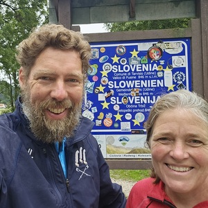 We’re in Slovenia
