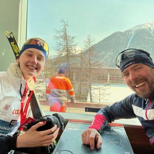 Train back with Isi - the only two marathon survivers