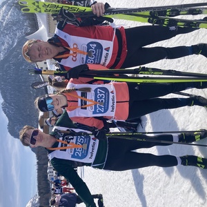 Half-finishers James Amelie and Angus