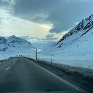 The Julier pass on the drive home - goodbye Engadine